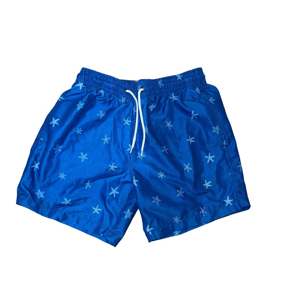 Trunks Surf & Swim Co. Blue Palm Trees Size Small
